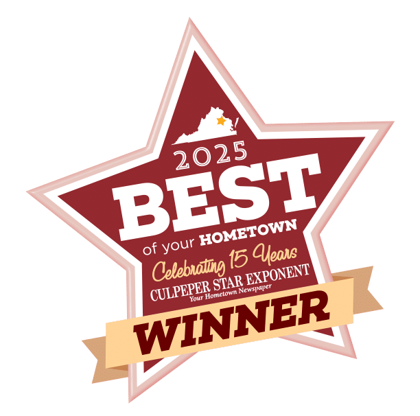2025 Best of your hometown Culpeper winner
